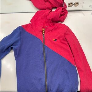 Aviator Nation Red and Blue Kids Hoodie